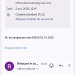 Solicitare nr inregistrare Primaria Calarasi