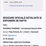 Sesizare catre Primaria Calarasi