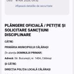 plangere  la Primaria Calarasi